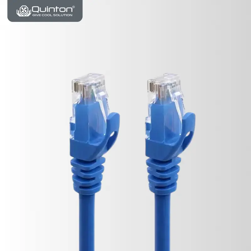 QUINTON Kabel Lan RJ45 Cat 6 Internet Ethernet Cable for Laptop PC Computer Plastic Komputer 6