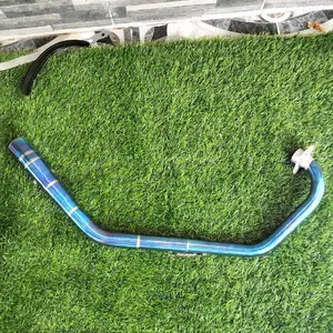 leher knalpot satria fu bluemon road race dan stanlish d50mm