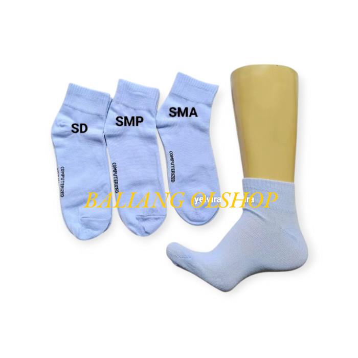 Kaos Kaki Anak Sekolahan Putih Telapak Hitam Pendek 3 Pasang Ukurang Anak Sekolahan SD,SMP,SMA Fashion Kaos Kaki Anak Sekolahan Putih Telapak Hitam Pendek 3 Pasang Ukurang Anak Sekolahan SD,SMP,SMA Fashion