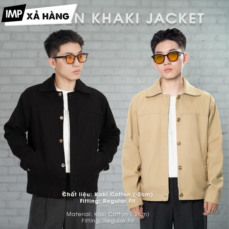 XẢ HÀNG - Áo khoác nam Hidden Jacket Imperfect chất vải Khaki phong cách workwear - Menswear