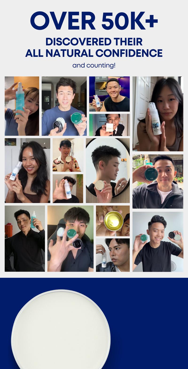 Product Introduction of Ubersuave Hair Styling Series - Matte Wax, Stronghold Pomade, Volumizing Clay Pomade, Hair Styling Sea Salt Spray, Hair Styling Powder Haircare 0