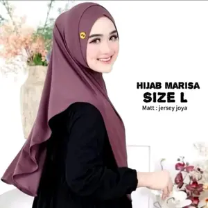 Hijab Marisa Size L Matt Jersey Joya - Hijab Wanita instan