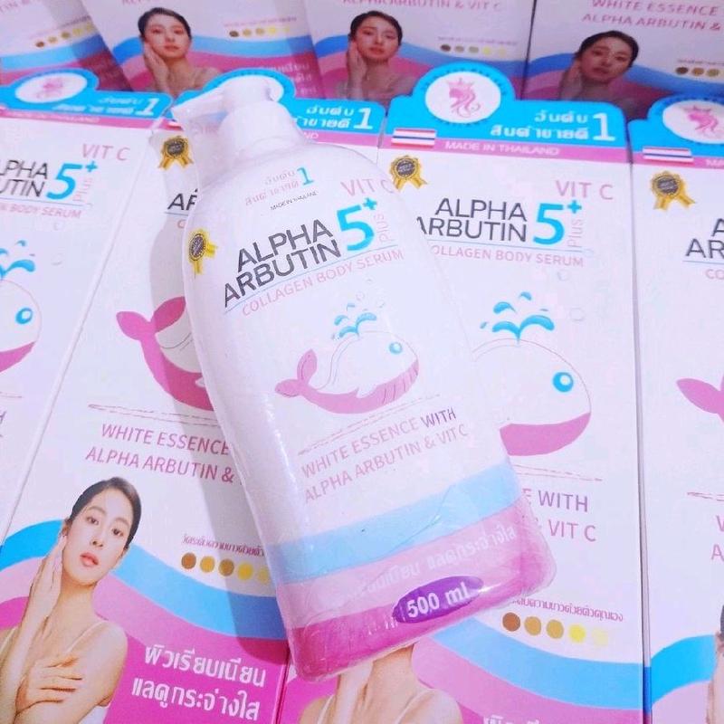 Dưỡng Thể Alpha Arbutin 500ml Lotion Collagen Dưỡng Da Thái Lan Dưỡng Da Body Whitening