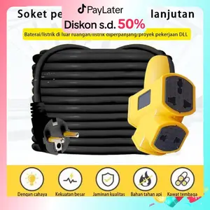 3600w Kawat & Kabel Listrik Gulungan Roll Dengan Saklar 30 Meter Sambungan Listrik Kabel Roll Kontra Arde Kabel Ekstensi Extension Cord Mendukung Kendaraan Listrik, Kabel Sambungan Multi Fungsi /Colokan Kabel Listrik /,Steker Kabel