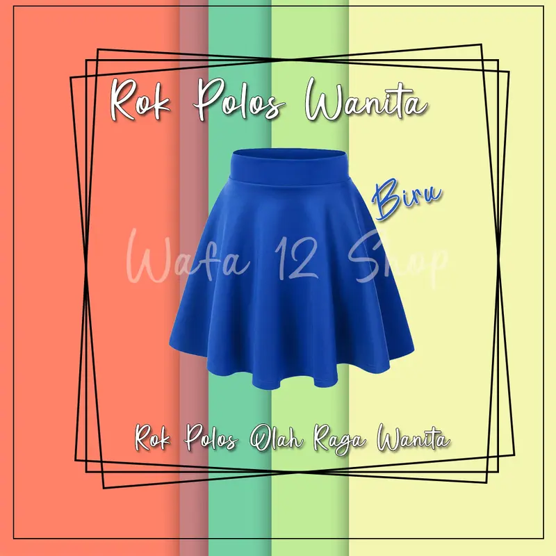 Rok Mini Anak Polos dengan Gaya Koran Style Buat Si Kecil 0