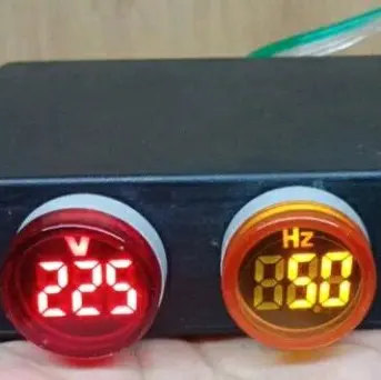 MODUL INDIKATOR VOLT AC 220 DAN HZ 0
