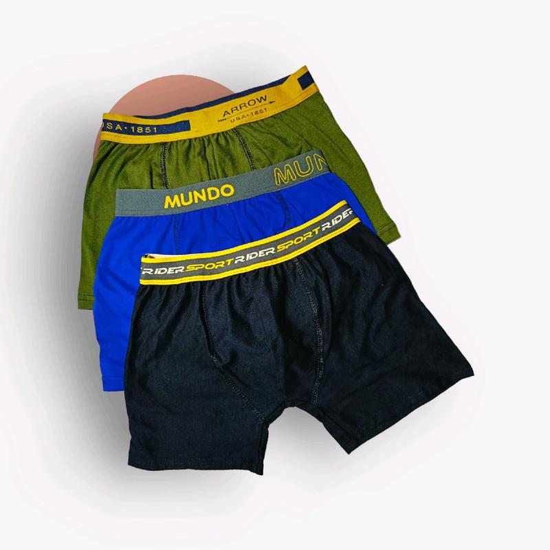 CELANA DALAM PRIA DEWASA BAHAN KATUN BOXER ISI 10 Karet Nyaman 5
