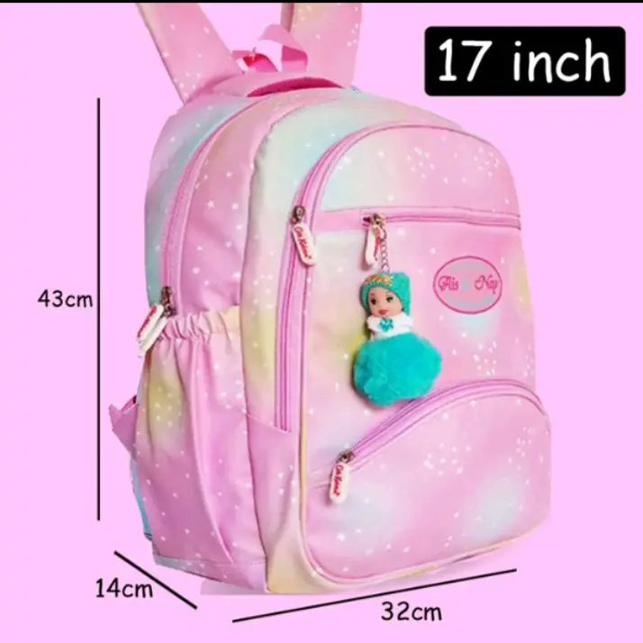 TasSekolah/Pelangi/Anak-anak/Warna Pink Fashion 1