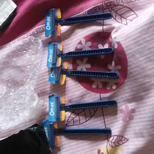 5x Alat Cukur Manual Kumis / Jenggot Rambut Bulu Ketiak Wajah Mata Pisau Silet Tajam 2 - 3 Lapis