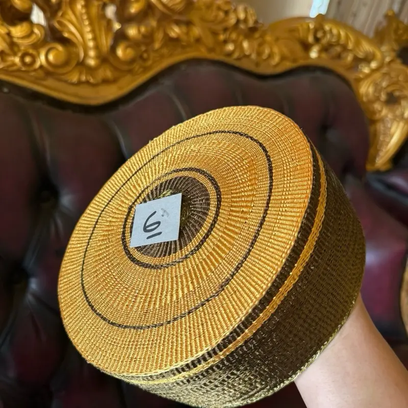 Songko recca tembaga warna hijau armi dasar kuning mudah ready nomor 6 3
