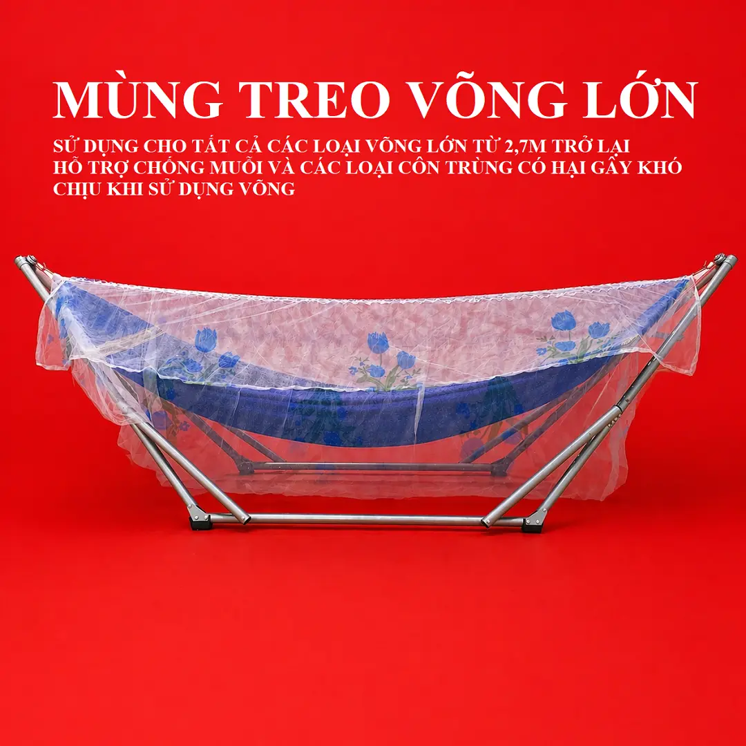 Mùng treo võng lớn dùng cho tất cả các loại võng lớn