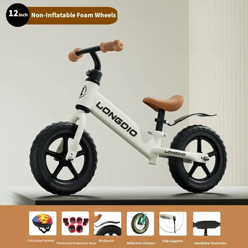 12 inch children's balance bike pedal-less two-wheeled scooter bike scooter