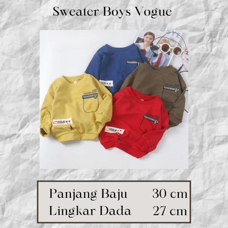 Product Introduction of Sweater Boys V*gue - Sweater Anak 0