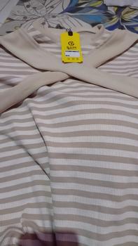 Product Review of JN- Chika Blouse Stripe Atasan  Panjang Wanita Knit Casual Baju Knitted Knitwear Crop Top Outer Cardigan Oversize kemeja  hadeed Motif Kardigan Garis Basic from U**i S**s 0