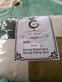 Product Review of Sprei Rumbai Homemade Ukuran 180x200 & 160x200 / Sprei Rumbai Bahan Katun Motif Bunga Aesthetic from r**a 2