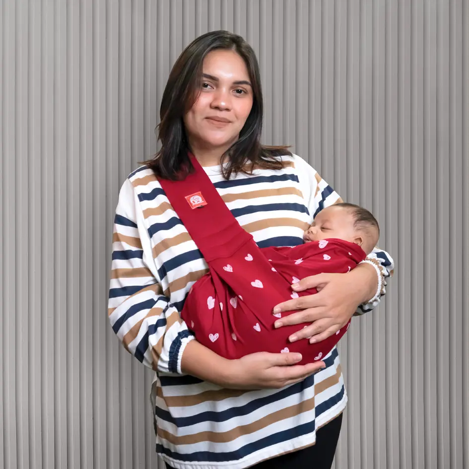 Geos Gendongan Bayi Cimo Baby Original GEN TWO dengan Busa di Pundak CimoBaby Perlengkapan Bayi Baru lahir Gendong