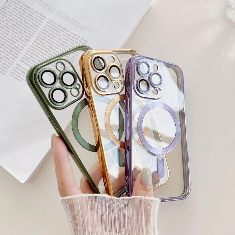ULTRA PLATED MAGSAFE WITH LENSPRO ELECTRO METALIC Case iPhone 15 14 13 12 11 PRO MAX iPhone 14 PLUS 4