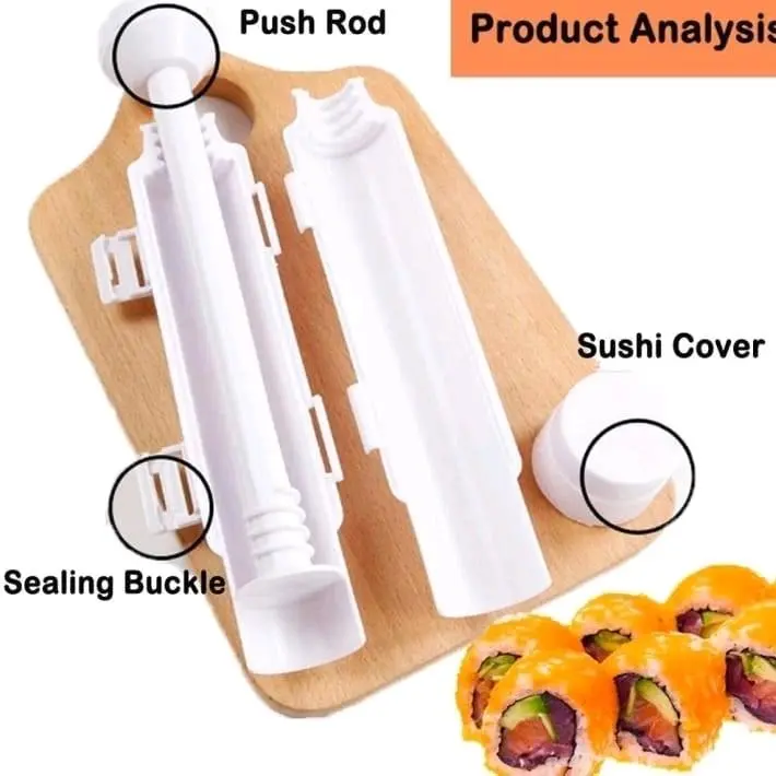 Alat Cetakan Sushi Roll Praktis Penggulung Sushi Maker Profesional 2