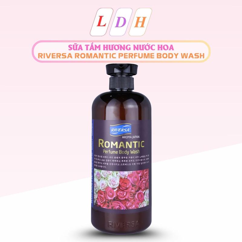 Riversa Romantic Perfume Body Wash - Sữa Tắm Hương Nước Hoa 950ML Dưỡng Trắng Da & Dưỡng Ẩm
