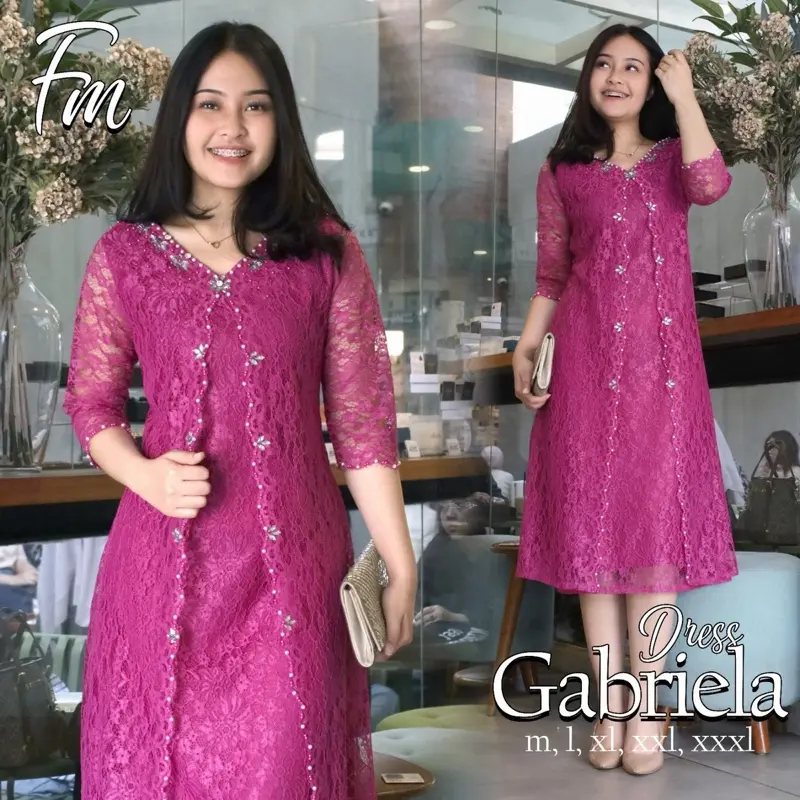 Gabriela Dress - Gaun Baru Gabriela dengan Desain Elegan dan Nyaman untuk Segala Kesempatan
