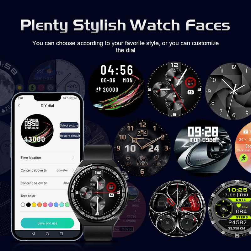 Simbojoy SmartWatch GT8 Anti Air Original Layar Terang 1.28''Pemantauan Tidur Alat pengukur langkah Jam Pintar  ZN025 6