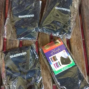 Paket Hemat Murah Topi Bucket (Shmn)+ Sarung tangan Setengah Jari+Baff+Deker Spandex Hitam