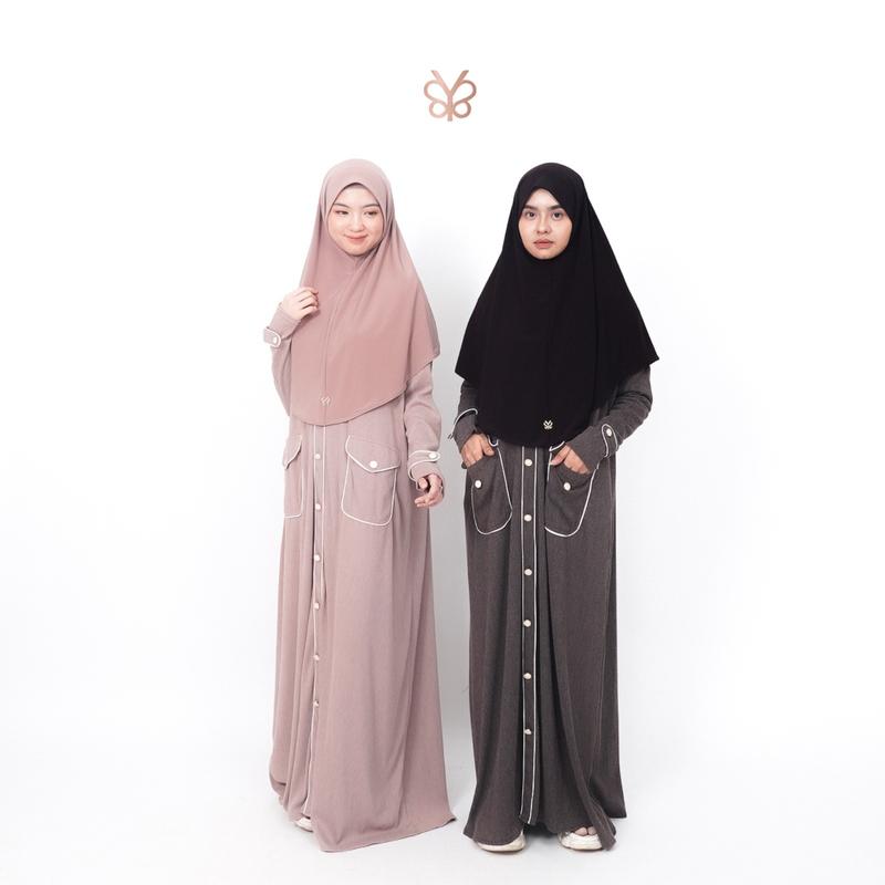 Luna Abaya Knit by Yoora Sarah | Abaya Muslim 0