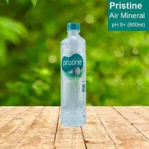 Pristine 600ml @ 24 Botol Air Mineral pH 8+ dalam kemasan dus / karton