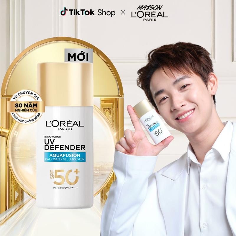   KOL  VBOM Sữa Chống Nắng Phổ Rộng Vô Hình Thoáng Da Kháng Mọi Tác Động UV Defender SPF 50+ PA++++ L’Oréal Paris 50ml 