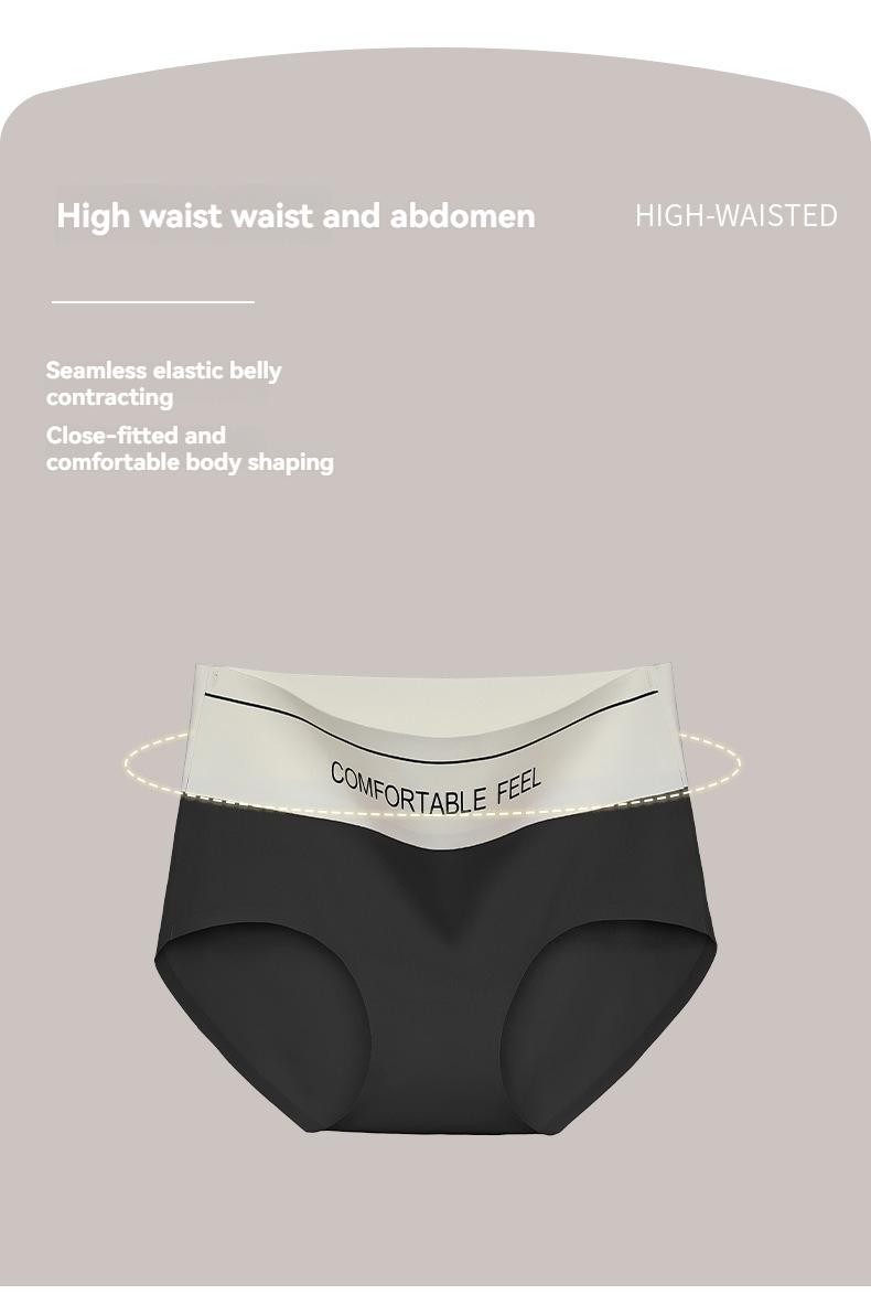 Product Introduction of Medium-high waist panties women's abdominal lift buttocks sexy strong collection of small stomach triangle shorts female non-marking 4