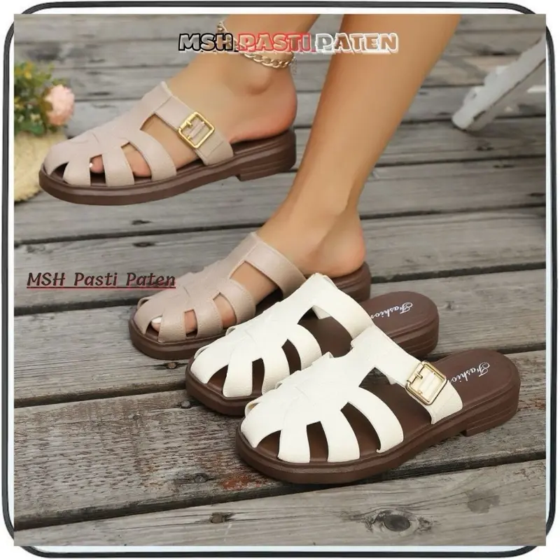 Sandal Sepop Wanita Terbaru Size 37-41 Sendal Cewe Murah
