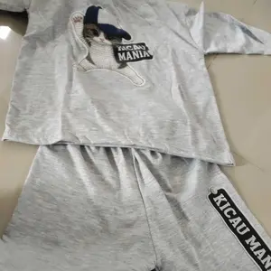 Piyama Baju Tidur Anak Laki Laki Perempuan Unisex Lengan Panjang Celana Panjang Motif Kicau Mania Umur 3 Tahun - 10 Tahun Outfit Anak Laki Laki Fashion anak