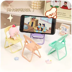 Bracket Foldstand Stand HP Lipat Banyak Sudut Sisi Tablet Meja Pengaturan Dudukan Desktop Lipat Plastik Handphone Foldable Plastic Adjustable Angle Portable Mobile Universal