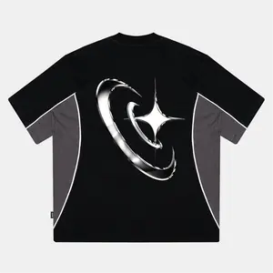 Newego Apparel Oversize Tshirt Singular Black Bahan Cotton Combed 24s