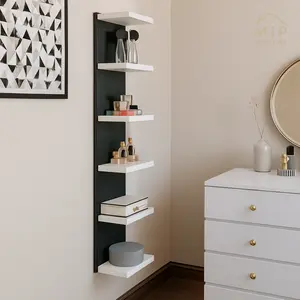 MIP Rak Dinding Ambalan Kayu Susun Minimalis Aesthetic Rak Dinding Kosmetik Serbaguna