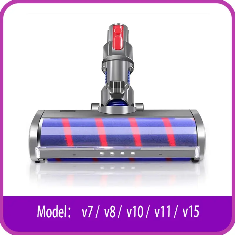 For Dyson V7 V8 V10 V11 V15 v8 slim Cordless Stick Vacuum Cleaner Replacement Floor Brush Head Tool Soft Roller Cleaner Head Spare Parts accessories