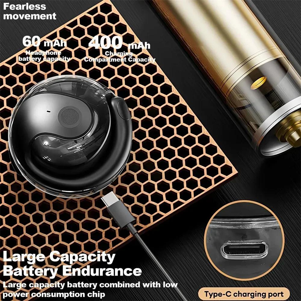 Headphone Bluetooth Nirkabel Original dengan Baterai Tahan Lama dan Kualitas Suara HIFI.