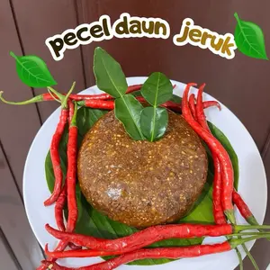 Sambel pecel bumbu pecel daun jeruk tanpa pakai kencur