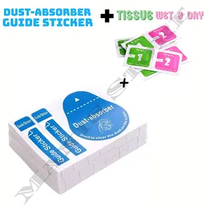 Sticker Anti Debu Hp Dust Absorber Sticker Pembersih Layar Hp & Tissue Wet & Dry Manis Store