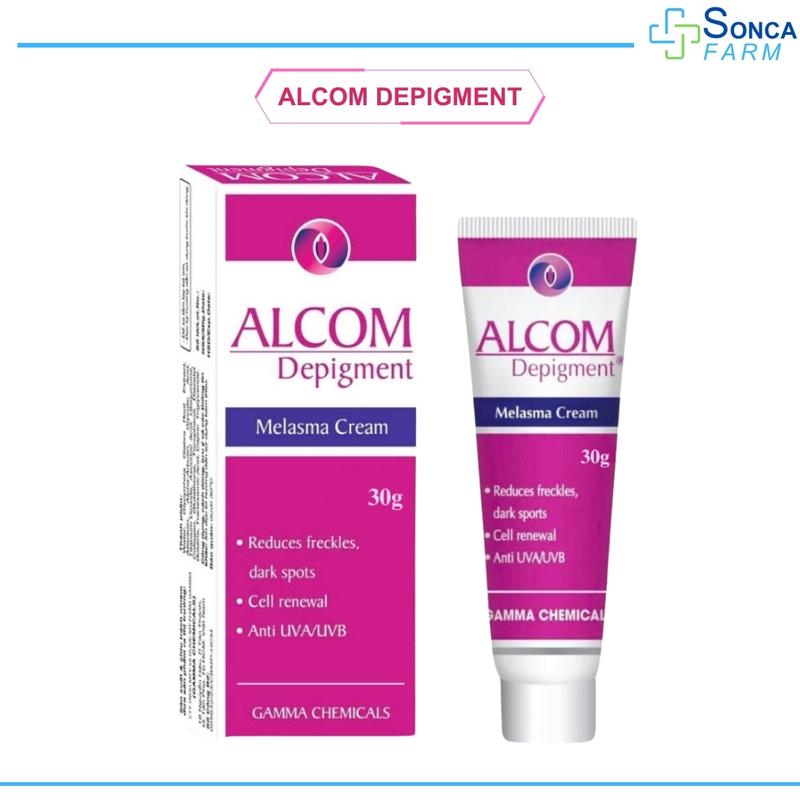  Kem Alcom Depigment 30g Mờ Vết Thâm Nám Tàn Nhang Trên Da 