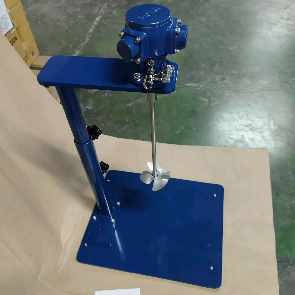 Prona Mesin Mixer Agitator Cat Type RB-BA Model RB-BA-C/W Plat di Bawah untuk Pengadukan Cat