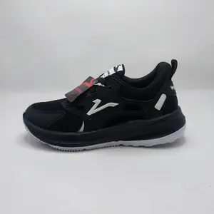 VULUNG.sepatu sneakers pria wanita outdor casual anti slip sepatu hitam tali cocok buat sekolah dan olahraga Kasual Running Shoes