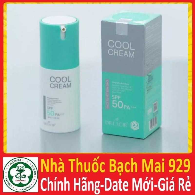 Kem chống nắng cool cream DR.Lacir 50g SPF 50PA++ FACE HUYẾT SỮA GẠO giúp dưỡng da chống nắng dành cho tất cả các loại da Skincare Nữ Tea