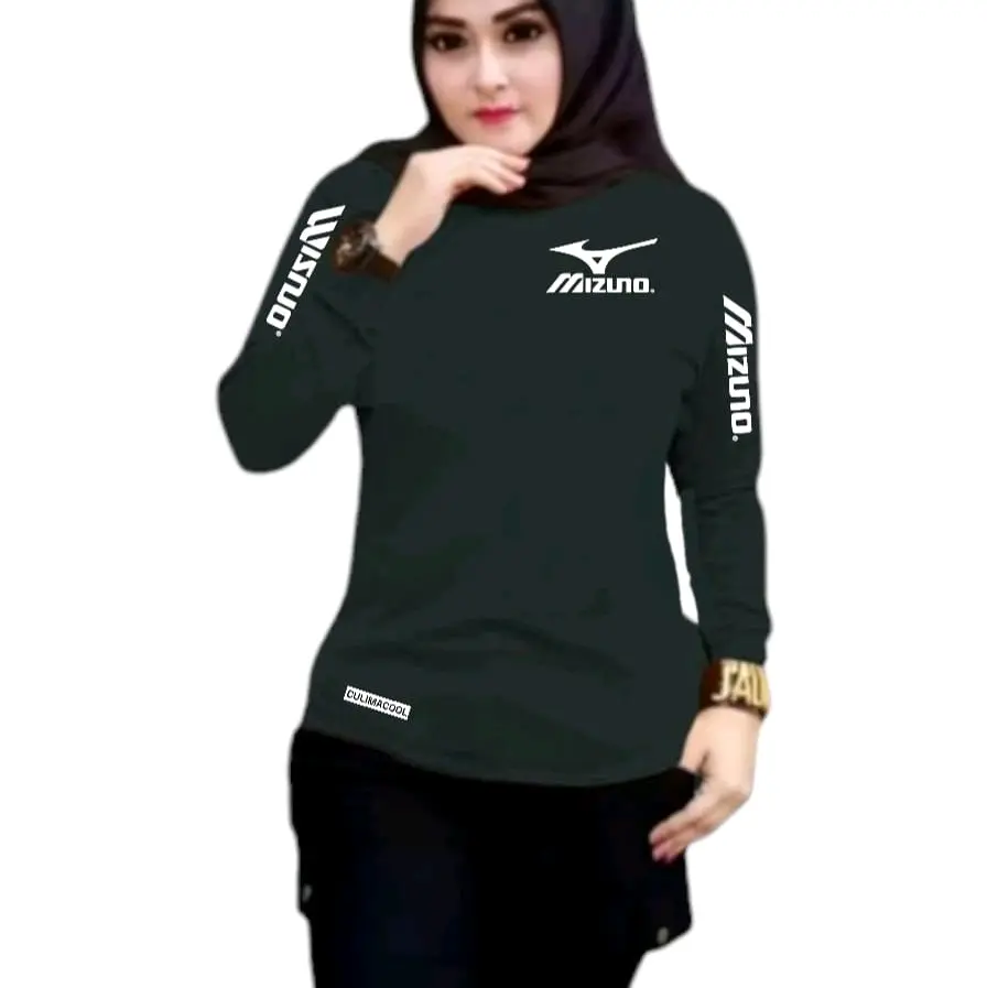 baju olahraga atasan wanita tangam panjang bahan premuim adem dan halus