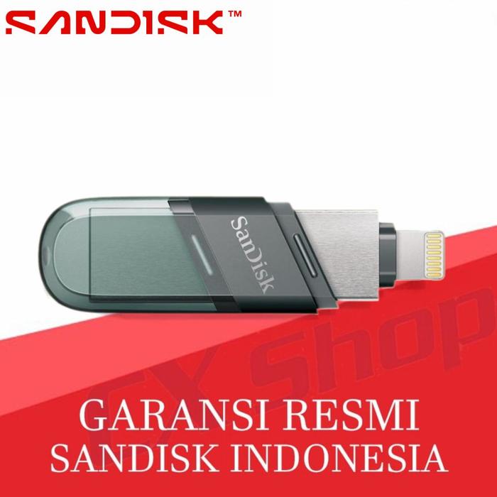 Gambar SanDisk iXpand Flip 128GB USB 3.1 Flash Drive for iPhone iPad Penyimpanan Otg Storage dari CX Shop Kota Administrasi Jakarta Pusat Tokopedia