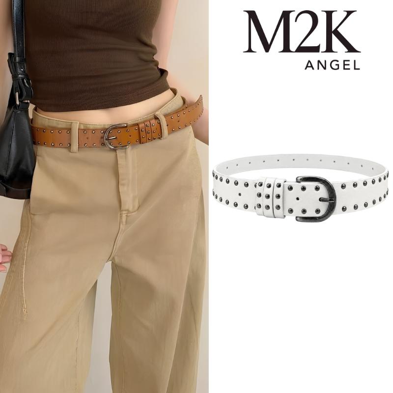 Thắt Lưng Đính Đinh Tán Kim Loại Phong Cách Y2K Punk Cá Tính (571pu)