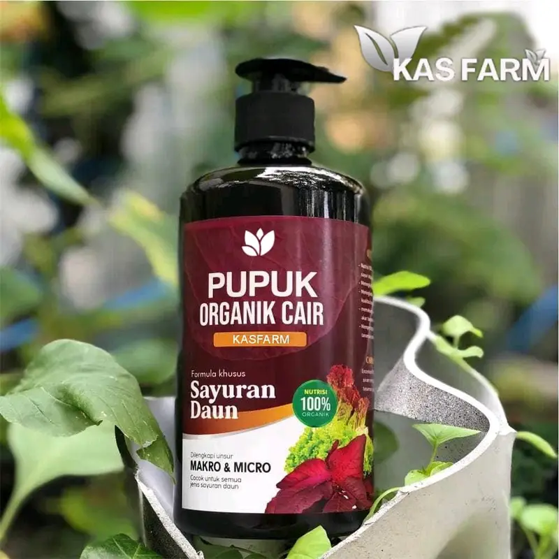 KASFARM-PUPUK ORGANIK CAIR , PRAWATAN TANAMAN SAYUR DAN DAUN / KOMPOS POC 500ML 4