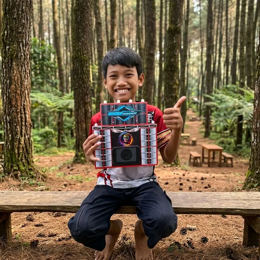 MINIATUR SOUND HOREG JUMBO FREE KASIH NAMA DAN FOTO