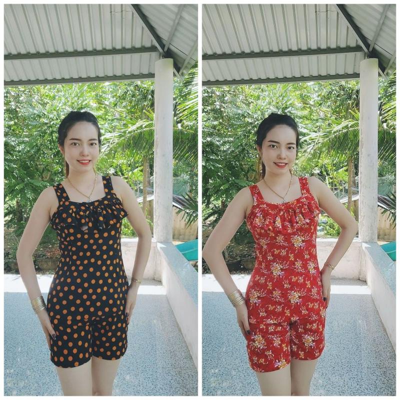 Product Introduction of bộ ngủ dây bảng to 1 tầng bèo quần có túi thun aty tơ size 234 đồ ngủ 11