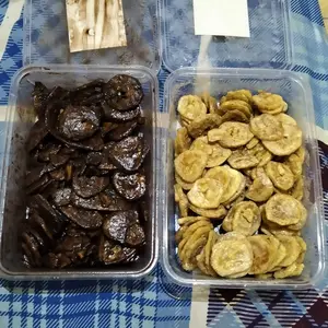 (BELI 1 GRATIS 1) Keripik Coklat Lumer 1000 ML | Keripik Pisang Coklat Cemilan Termurah By Raja Pisang